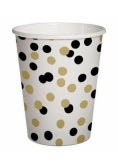 Kubki papierowe eko Confetti 250ml 10szt