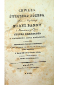 Chwała Świętego Józefa 1842 r.