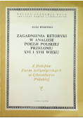 Zagadnienia retoryki w analizie poezji polskiej