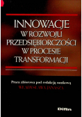 Innowacje w rozwoju przedsiębiorczości