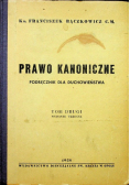Prawo kanoniczne Podręcznik dla duchowieństwa tom drugi
