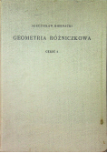 Geometria różniczkowa część 1