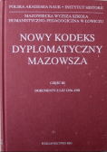 Nowy Kodeks Dyplomatyczny Mazowsza Część III