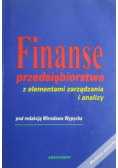Finanse przedsiębiorstwa z elementami zarządzania i analizy