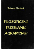 Filozoficzne przesłanki agraryzmu