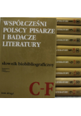 Współcześni polscy pisarze i badacze literatury tom I do XIX