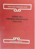 Stosunki polsko niemieckie 1919 - 1932
