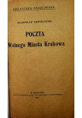 Poczta Wolnego Miasta Krakowa 1913 r