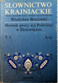 Słownictwo Krajniackie Tom I