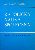 Katolicka Nauka Społeczna