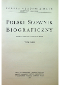 Polski Słownik Biograficzny Tom XXII