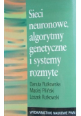 Sieci neuronowe algorytmy genetyczne i systemy rozmyte