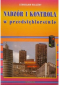 Nadzór i kontrola w przedsiębiorstwie