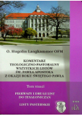 Komentarz Teologiczno Pastoralny wszystkich listów św Pawła Apostoła z okazji  roku świętego Pawła tom 3