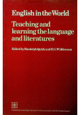 English in the World Teaching and Learning the Language and Literatures