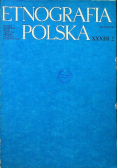 Etnografia Polska XXXIII Zeszyt 2