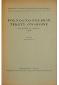Północno-polskie teksty gwarowe