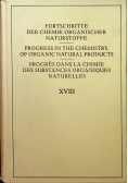 Fortschritte der Chemie Organischer Naturstoffe XVIII
