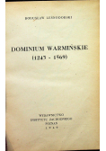 Dominium Warmińskie 1949 r
