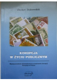 Korupcja w życiu publicznym