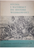 Studia i materiały do historii wojskowości Tom XI część 2