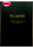 Lenin krótki zarys życia i działalności 1949 r