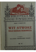 Wit Stwosz wielki rzeźbiarz średniowiecza 1933 r