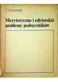 Merytoryczne i edytorskie problemy podręczników