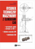Rysunek techniczny maszynowy z elementami CAD