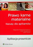Prawo karne materialne Kazusy dla aplikantów