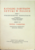 Katalog zabytków sztuki w Polsce Tom V zeszyt 29