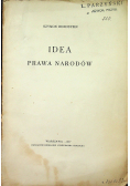 Idea Prawa Narodów 1917 r.
