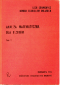 Analiza matematyczna dla fizyków tom 2