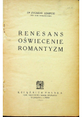 Renesans oświecenie romantyzm 1923r