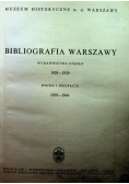 Bibliografia warszawy 1929 1939