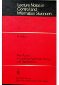 Lecture notes in Control and Information Sciences