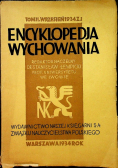 Encyklopedia wychowania Tom II 1934 r.