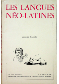 Les langues neo latines