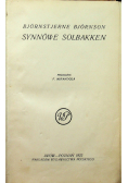 Synnowe Solbakken 1922 r