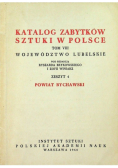 Katalog zabytków sztuki w Polsce tom VIII zeszyt 4