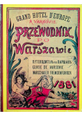 Przewodnik po  warszawie reprint z 1881 r