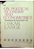 On politycal economy an econmometrics