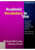 Academic Vocabulary in use