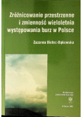 Zróżnicowanie przestrzenne i zmienność wieloletnia występowania burz w Polsce