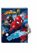 Pamiętnik z kłódką Spider Man