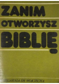 Zanim otworzysz Biblię