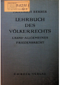 Lehrbuch des volkerrechts