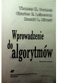 Wprowadzenie do algorytmów