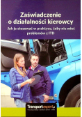 Zaświadczenie o działalności kierowcy