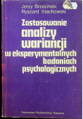 Zastosowanie analizy wariancji w eksperymentalnych badaniach psychologicznych